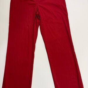 Talbots Women's Red Stretch Pants Size 10